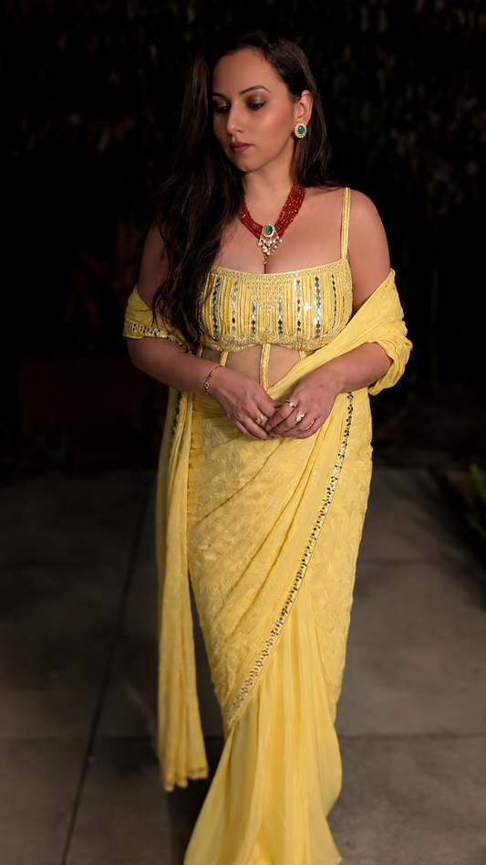 MIHIKA Pre-draped Saree