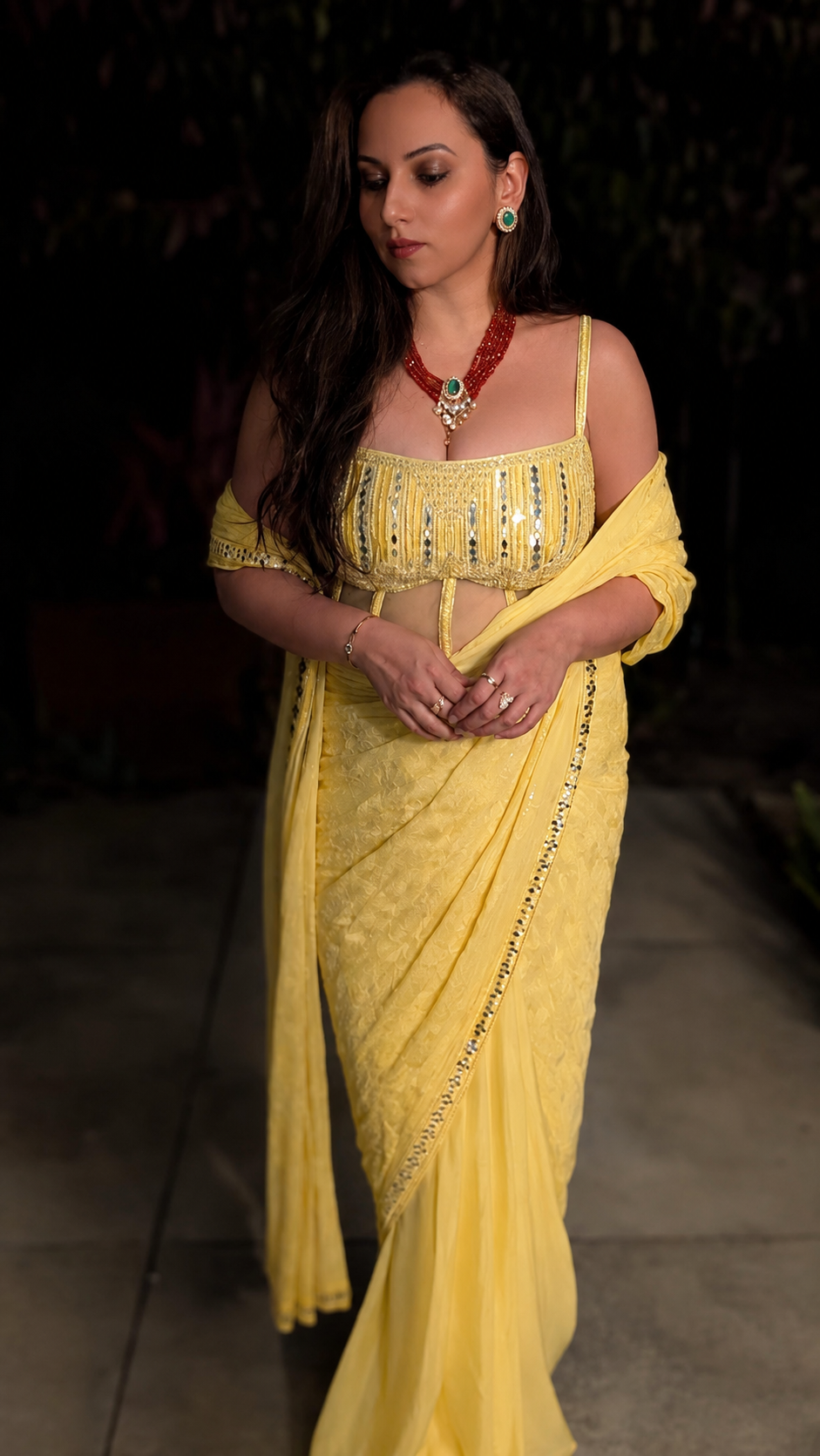 MIHIKA Pre-draped Saree