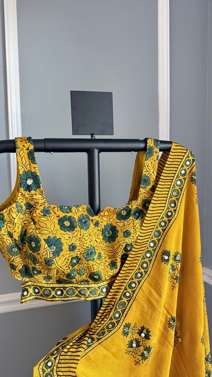 UMMEED Ajrakh Saree | 38