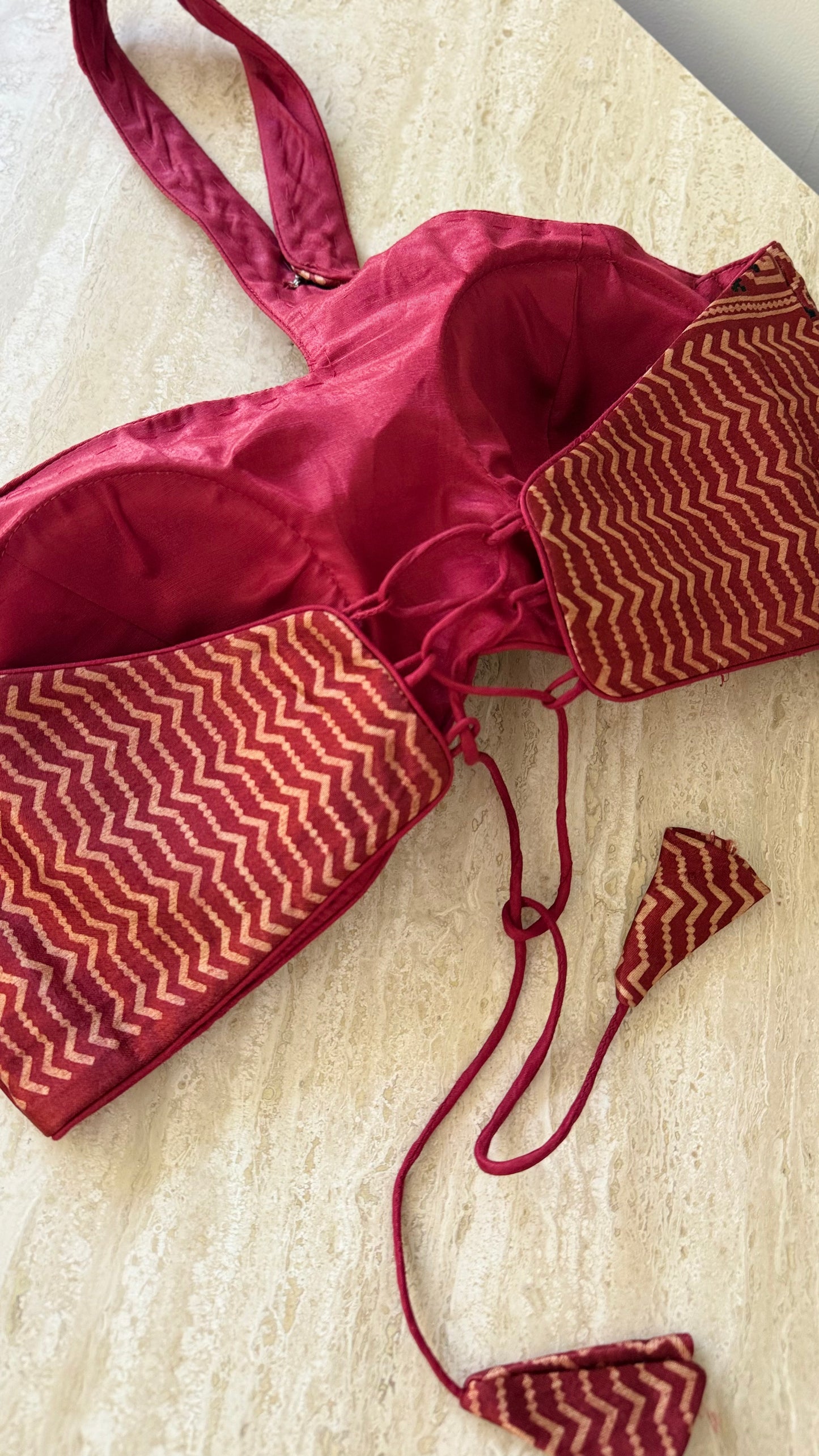 MONA Ajrakh Blouse