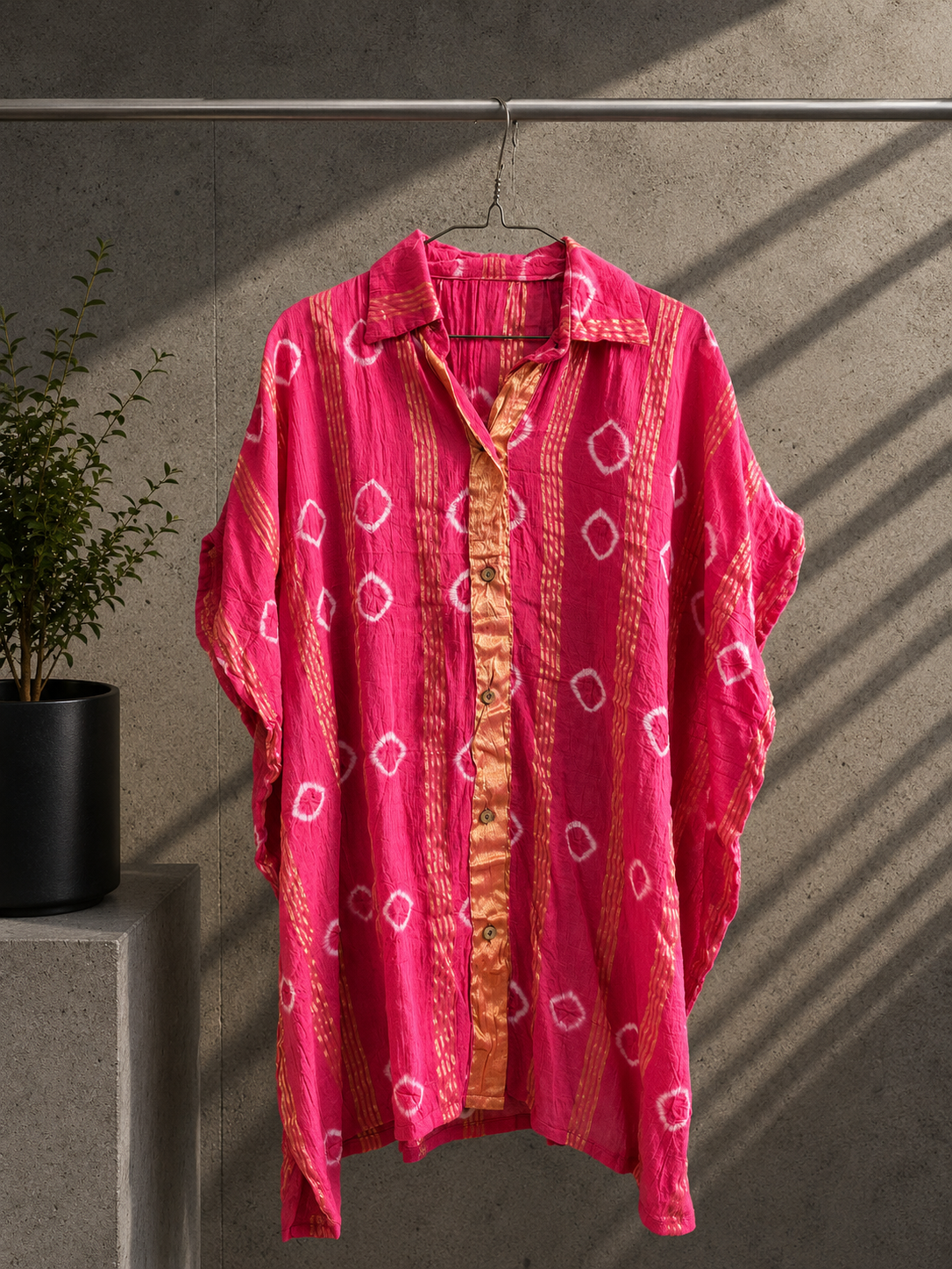 RHEA Bandhini Kaftaan Shirt