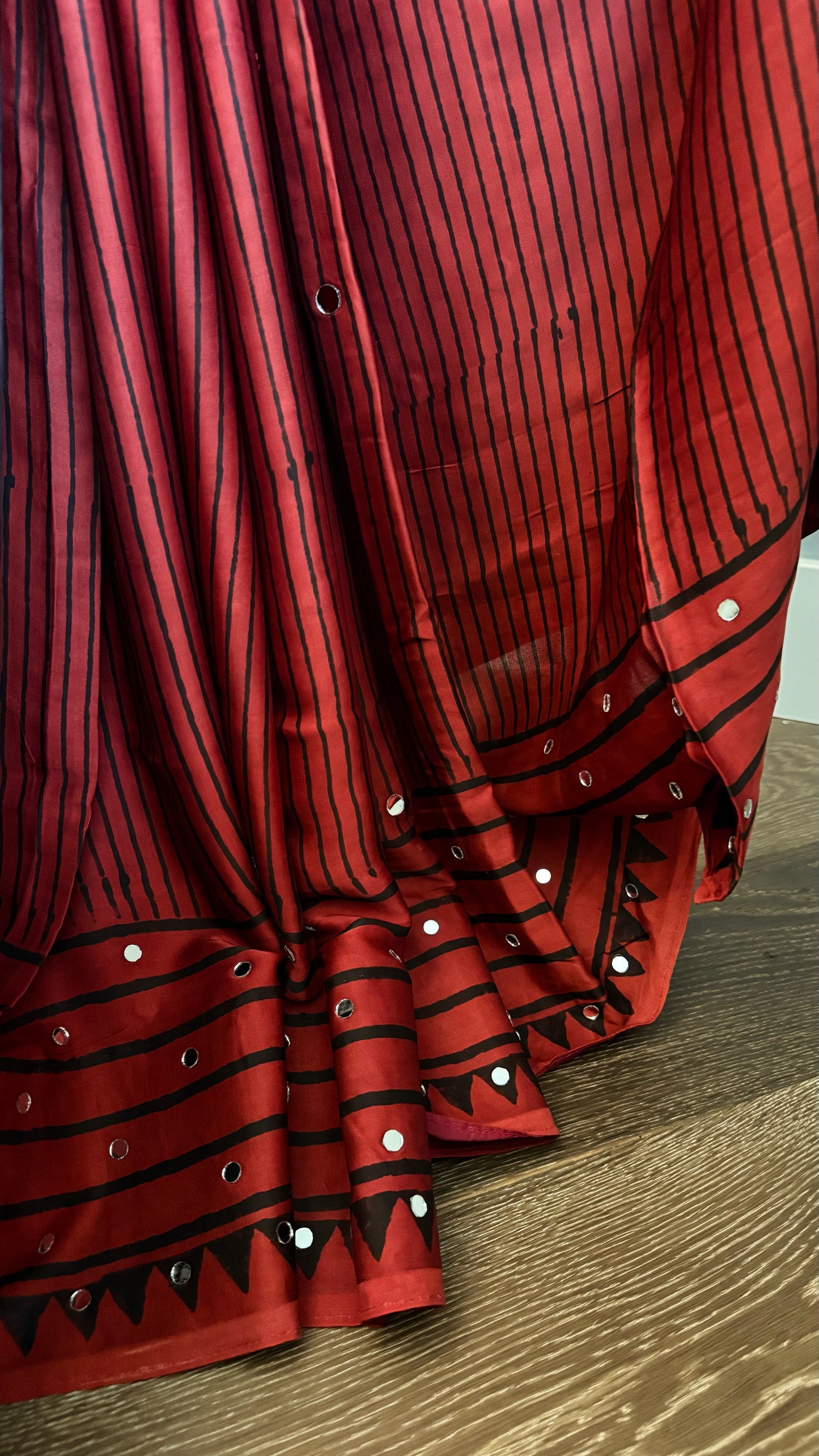 BINDU Ajrakh Saree | 40