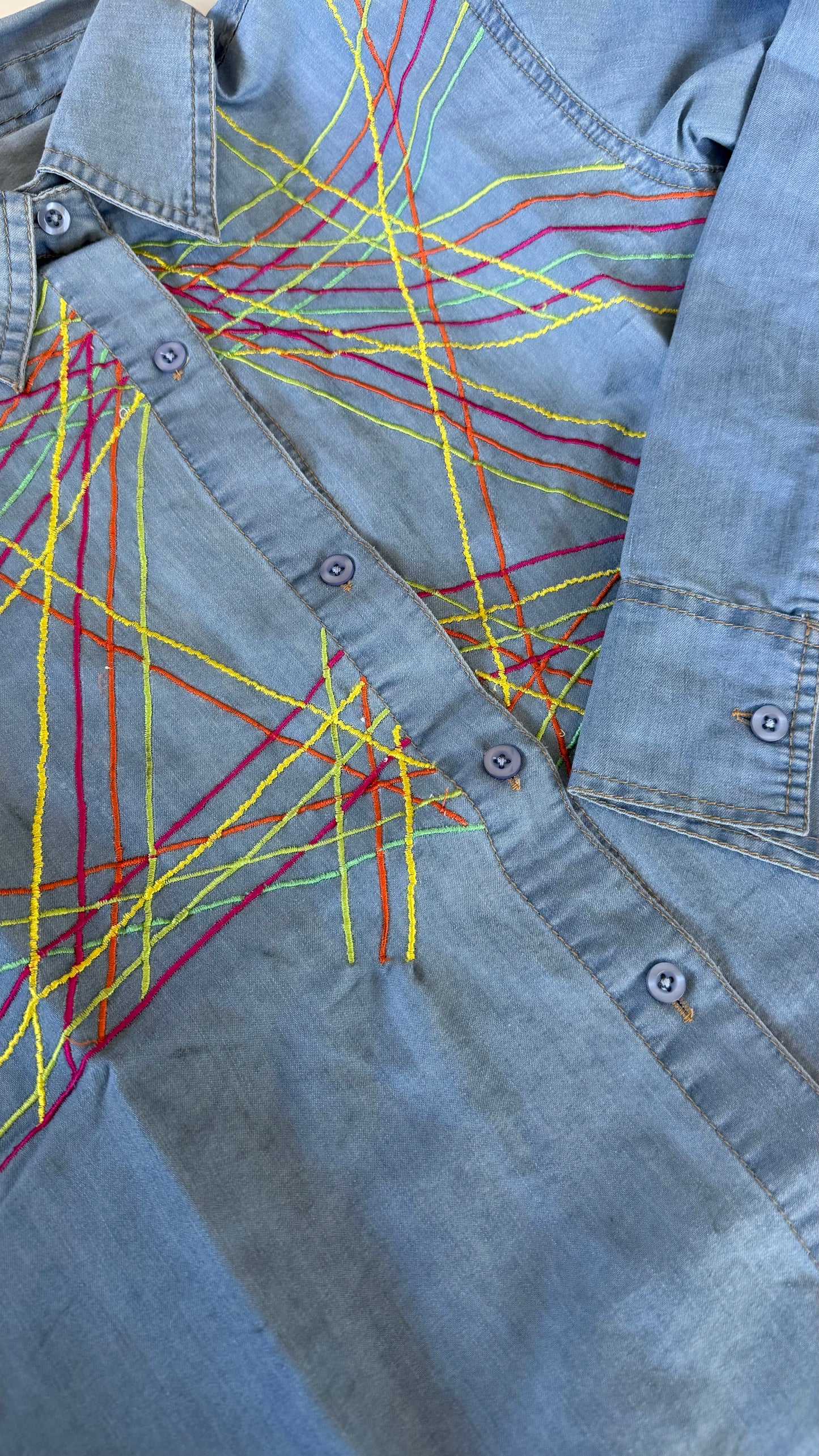 Denim Co-ord (Multi Thread)