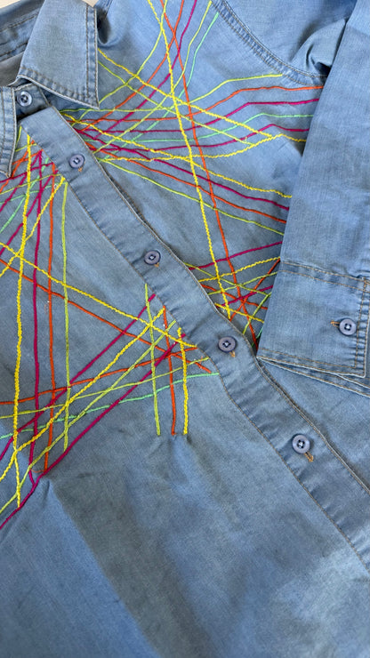 Denim Co-ord (Multi Thread)