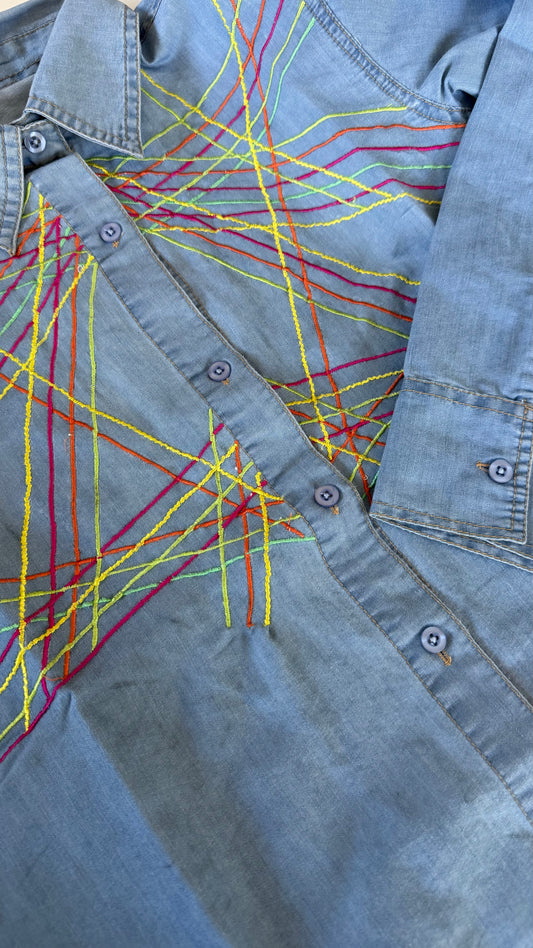 Denim Co-ord (Multi Thread)