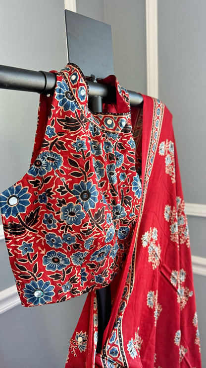 ROOH Ajrakh Saree | 34