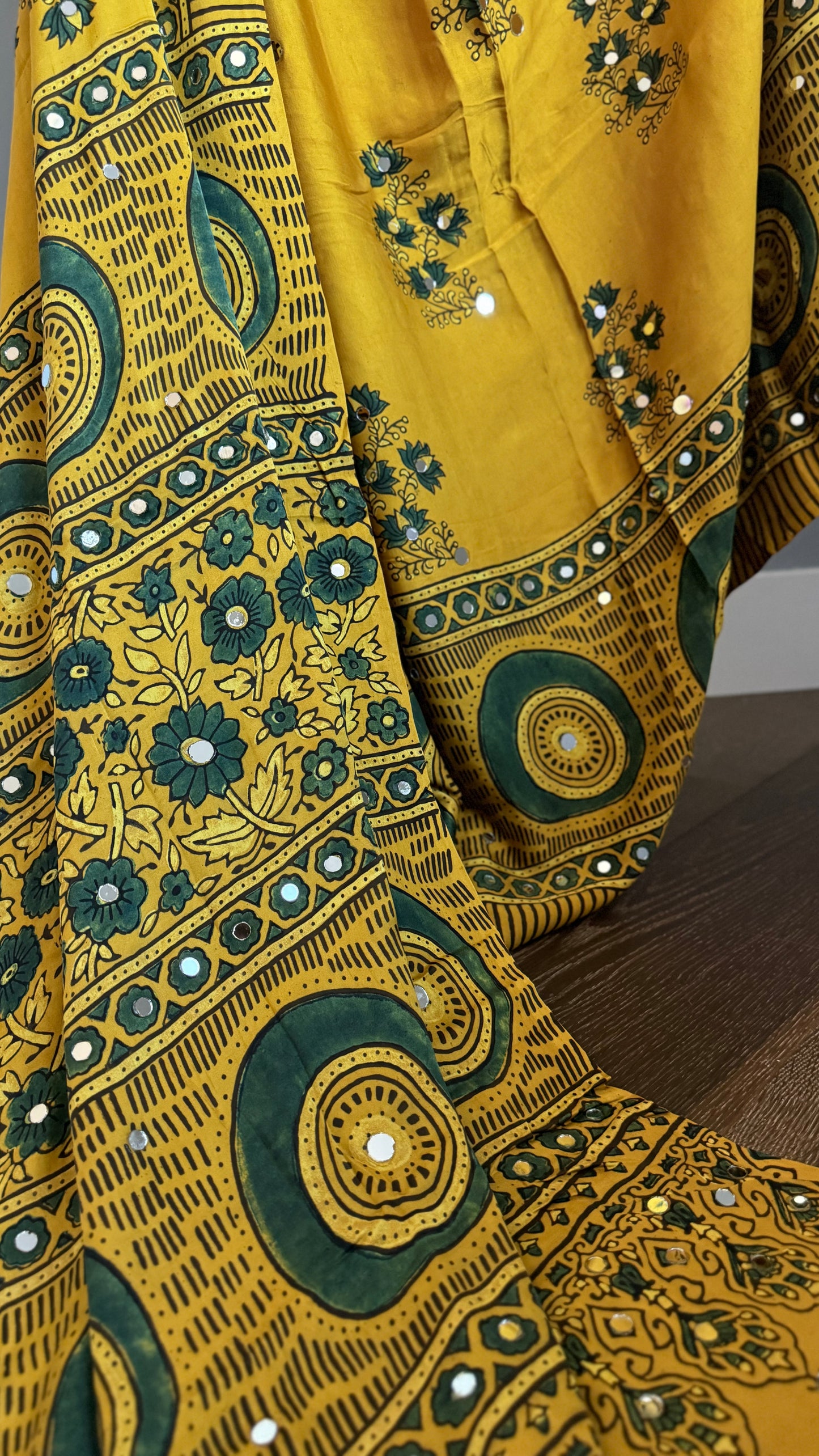 UMMEED Ajrakh Saree | 38