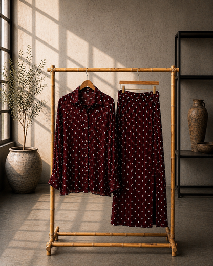 KIARA Bandhini Skirt Co-ord
