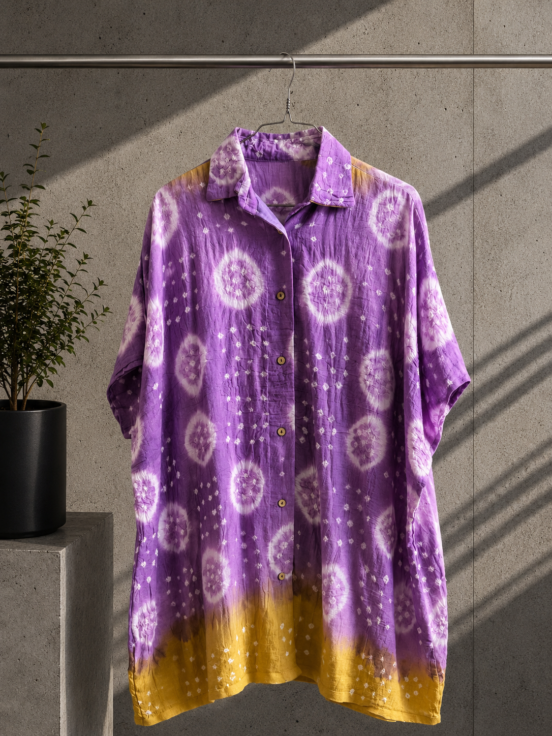 RHEA Bandhini Kaftaan Shirt
