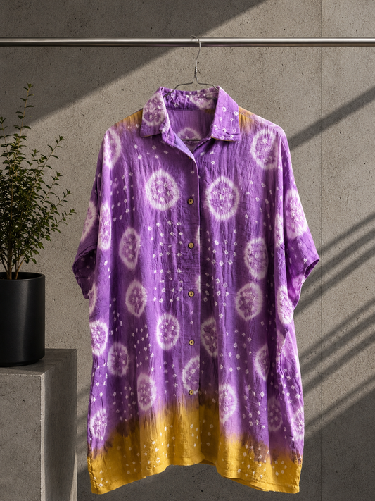 RHEA Bandhini Kaftaan Shirt