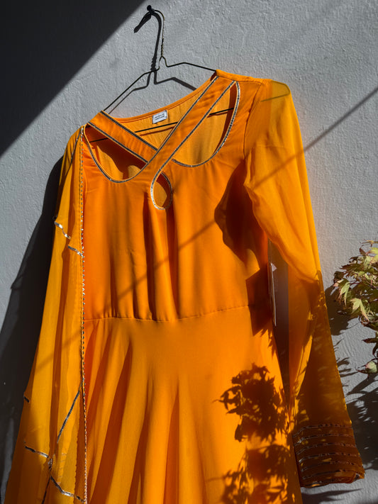 TINA Cross-neck Anarkali