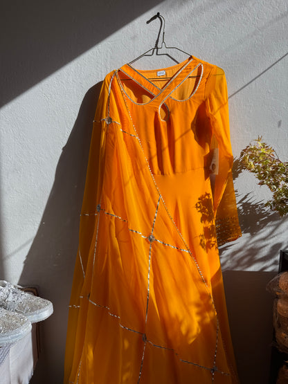 TINA Cross-neck Anarkali