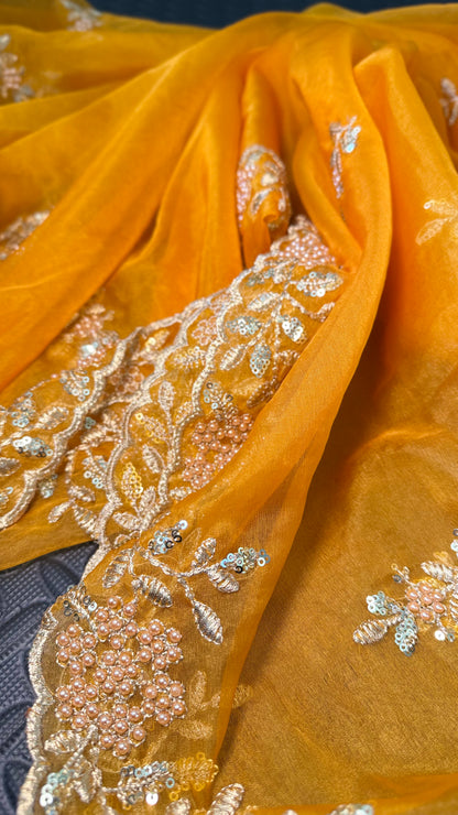 SAAZ Organza Dupatta