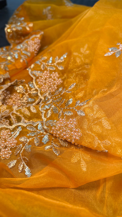 SAAZ Organza Dupatta