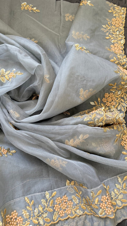 SAAZ Organza Dupatta