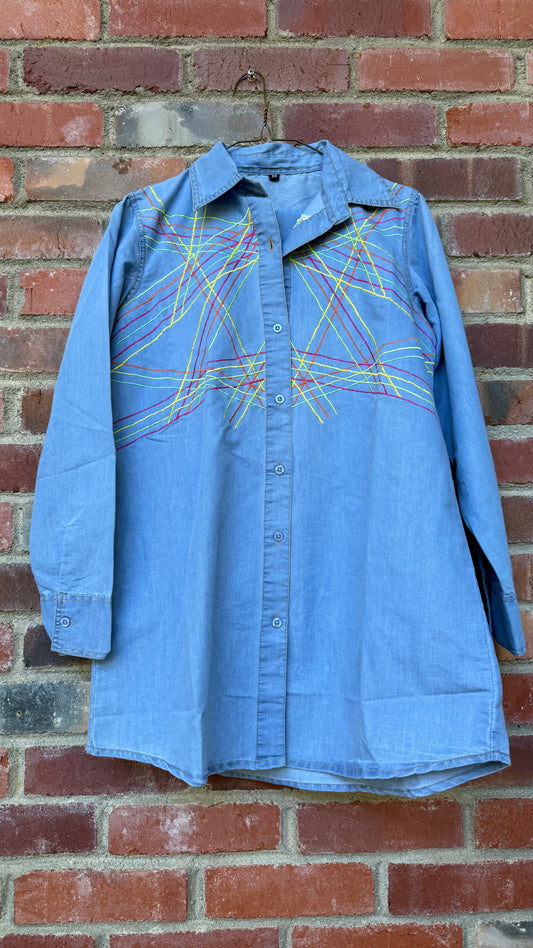 Denim Co-ord (Multi Thread)