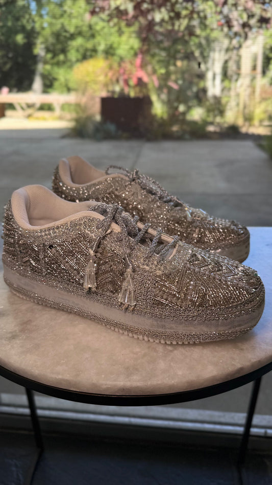 DILKASH Sneakers {Silver Streak}
