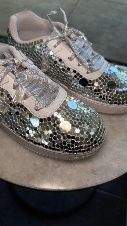 DILKASH Sneakers {Silver Pop}