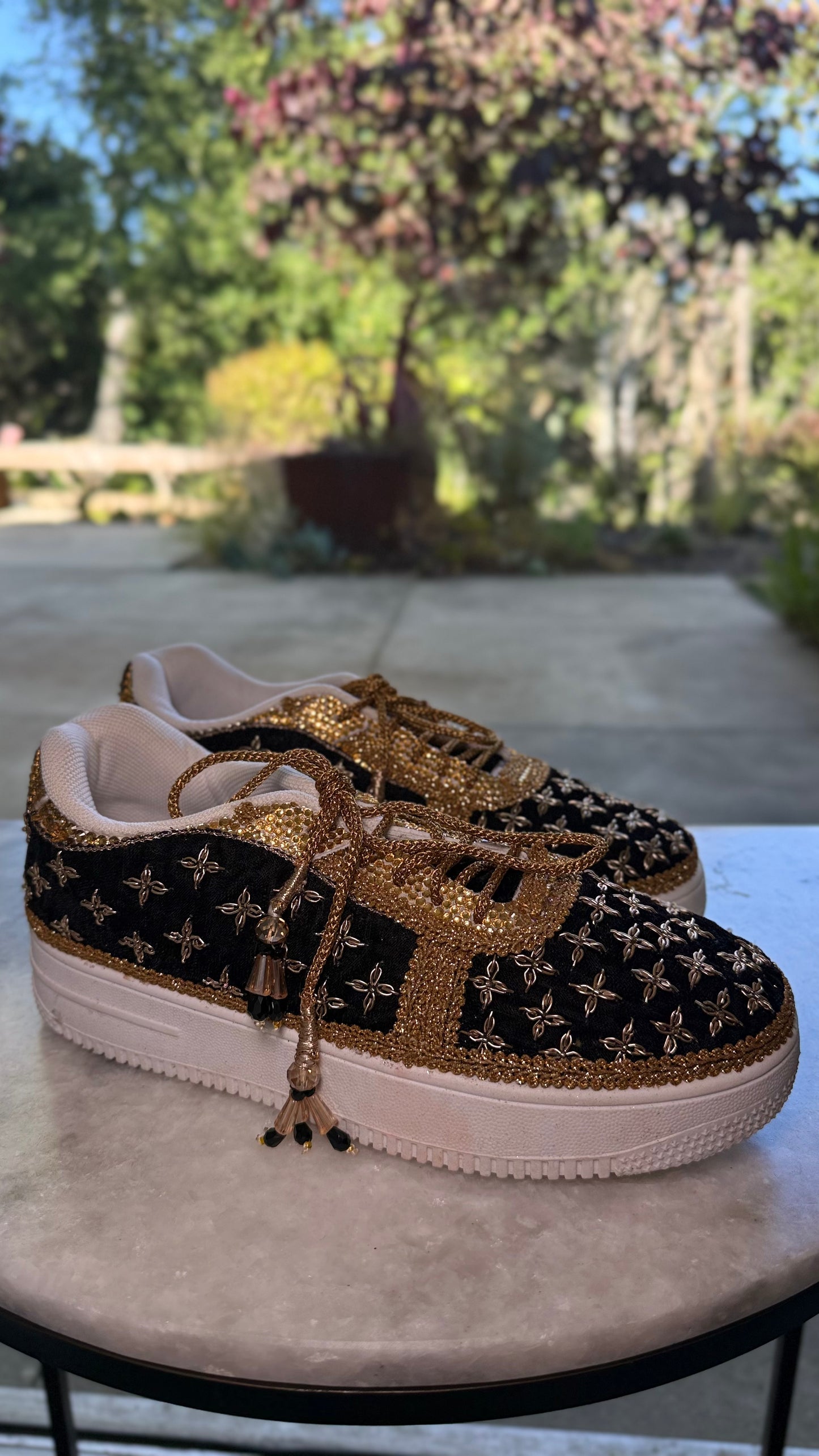 DILKASH Sneakers {Black Shimmer}