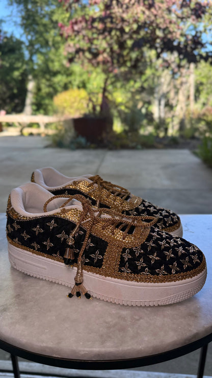 DILKASH Sneakers {Black Shimmer}