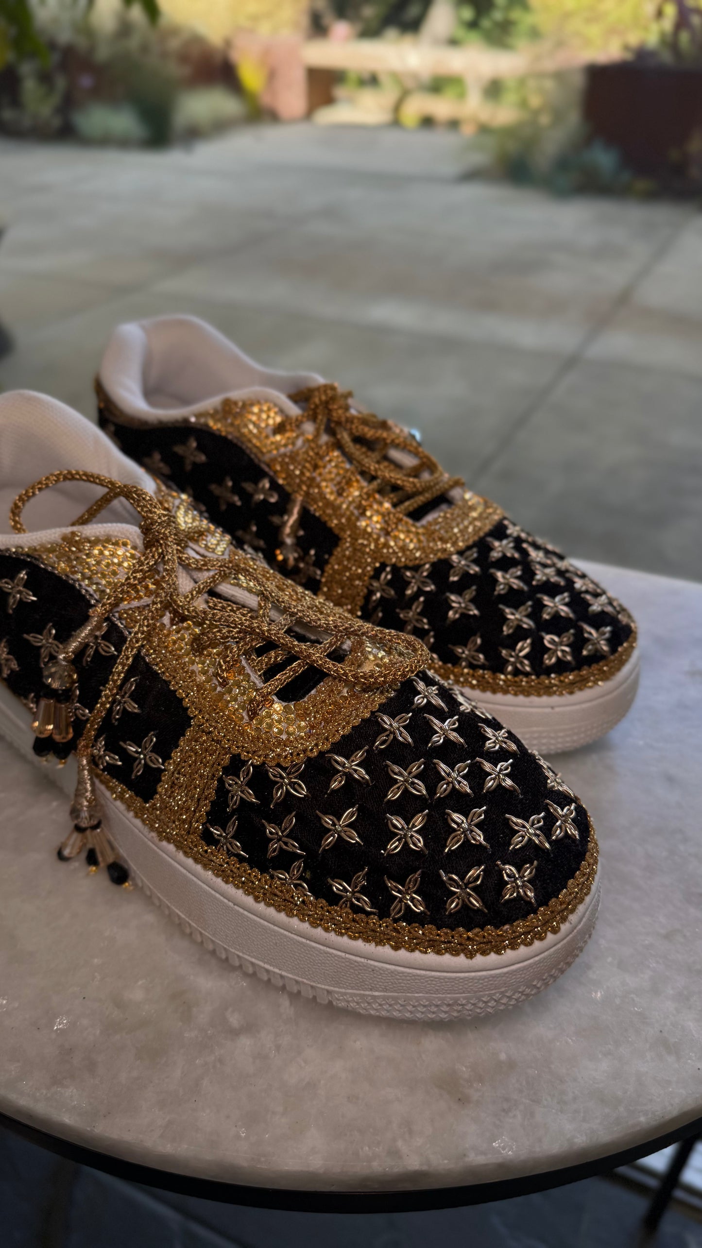 DILKASH Sneakers {Black Shimmer}