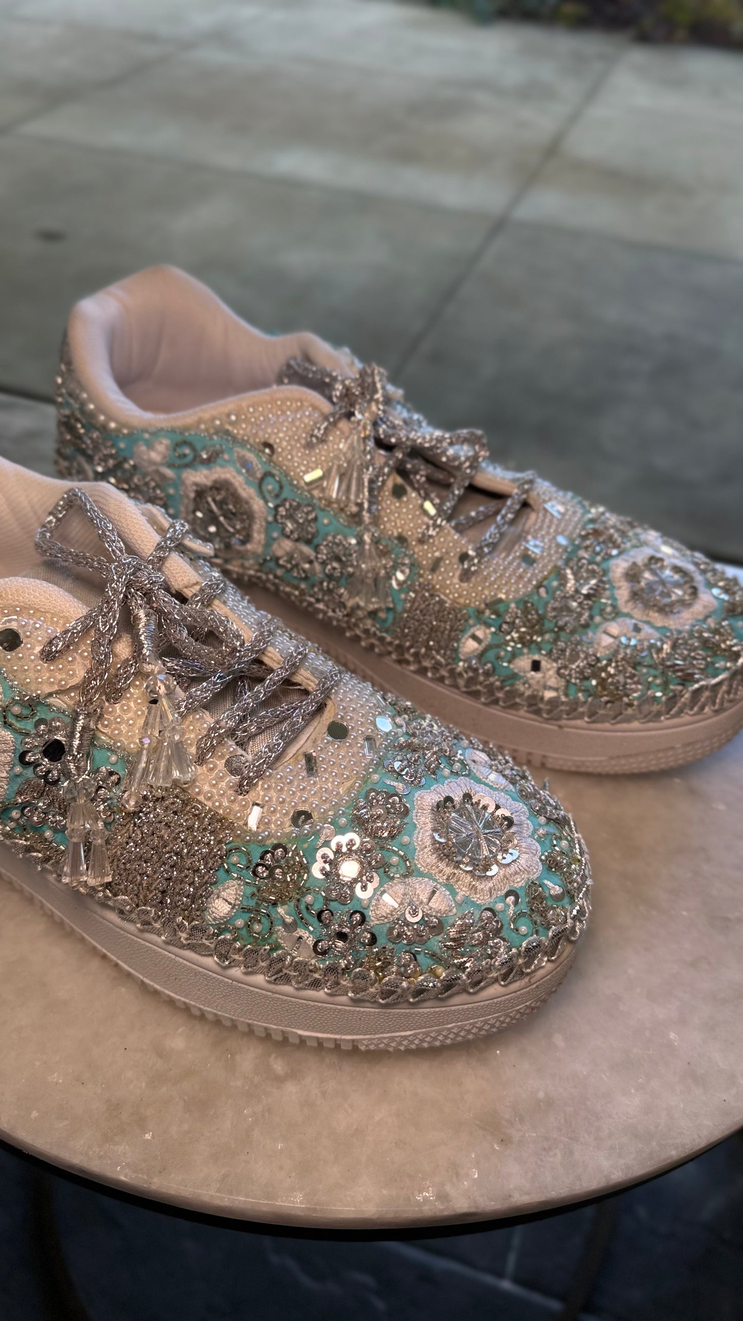 DILKASH Sneakers {Aqua Garden}