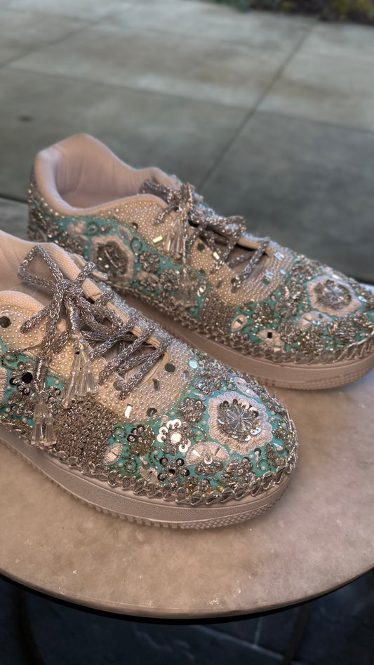 DILKASH Sneakers {Aqua Garden}