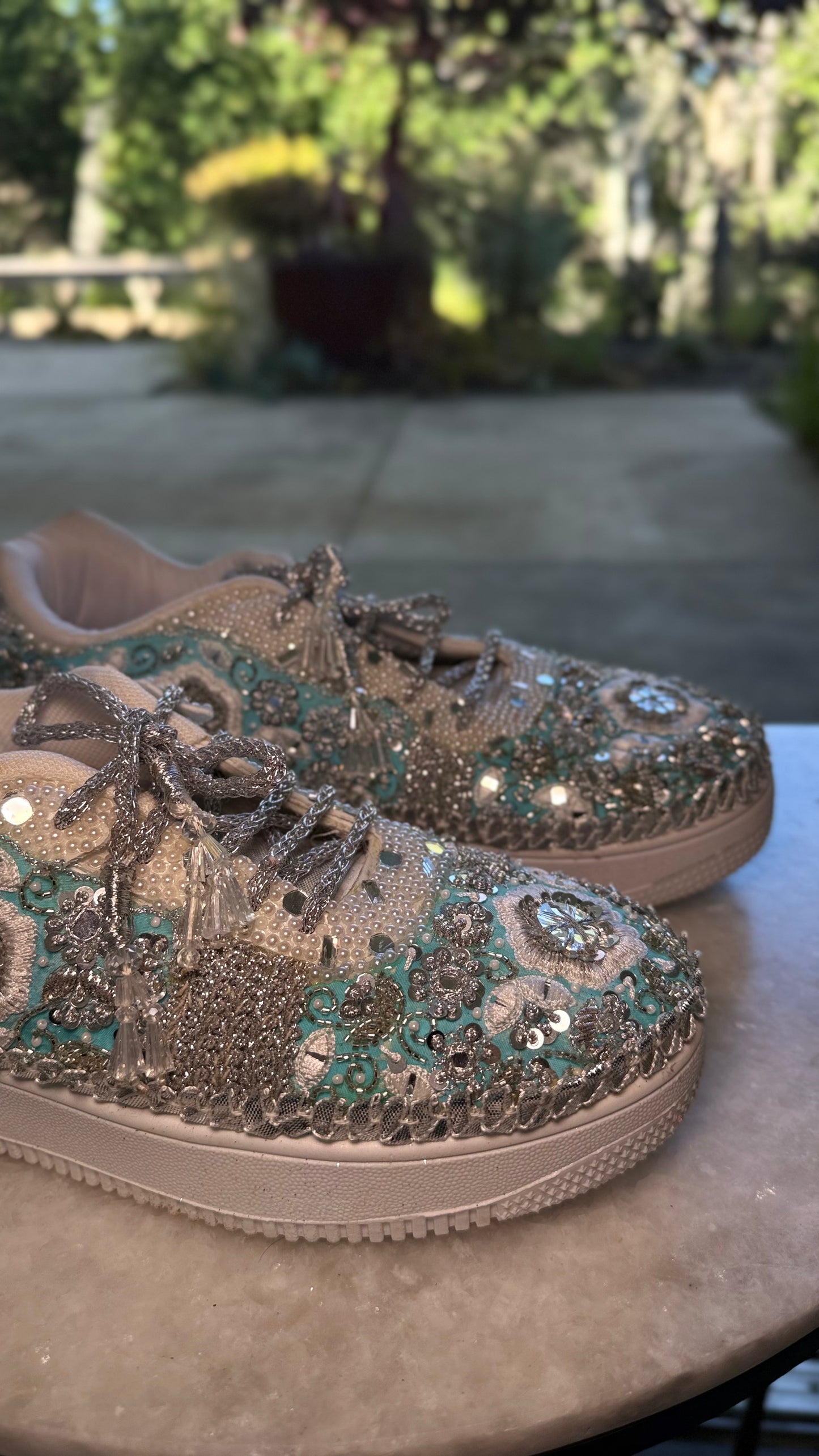 DILKASH Sneakers {Aqua Garden}