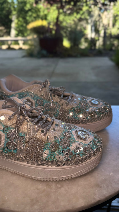 DILKASH Sneakers {Aqua Garden}
