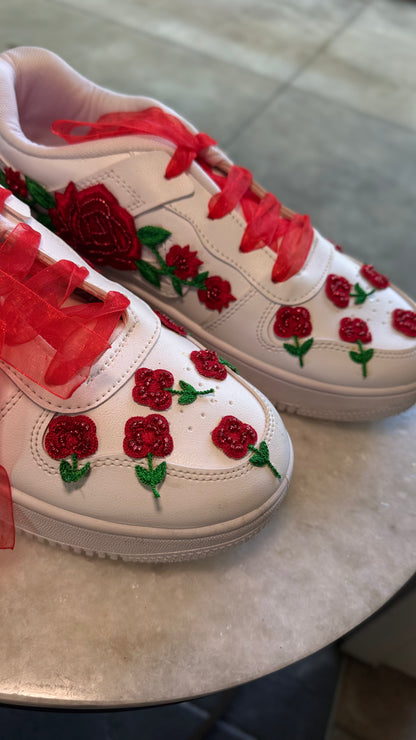 DILKASH Sneakers {Red Rose}