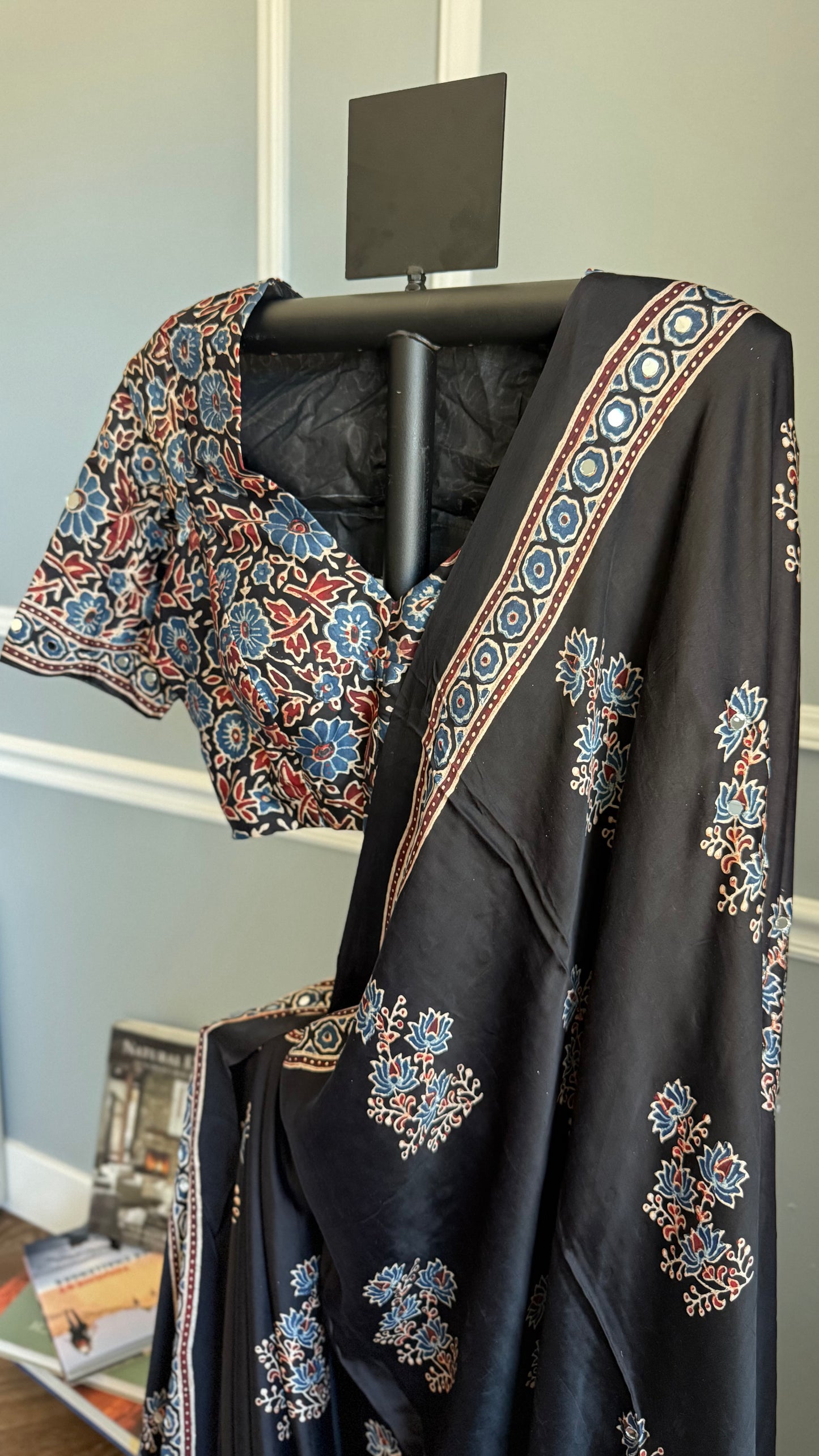 NAZAARA Ajrakh Saree | 40