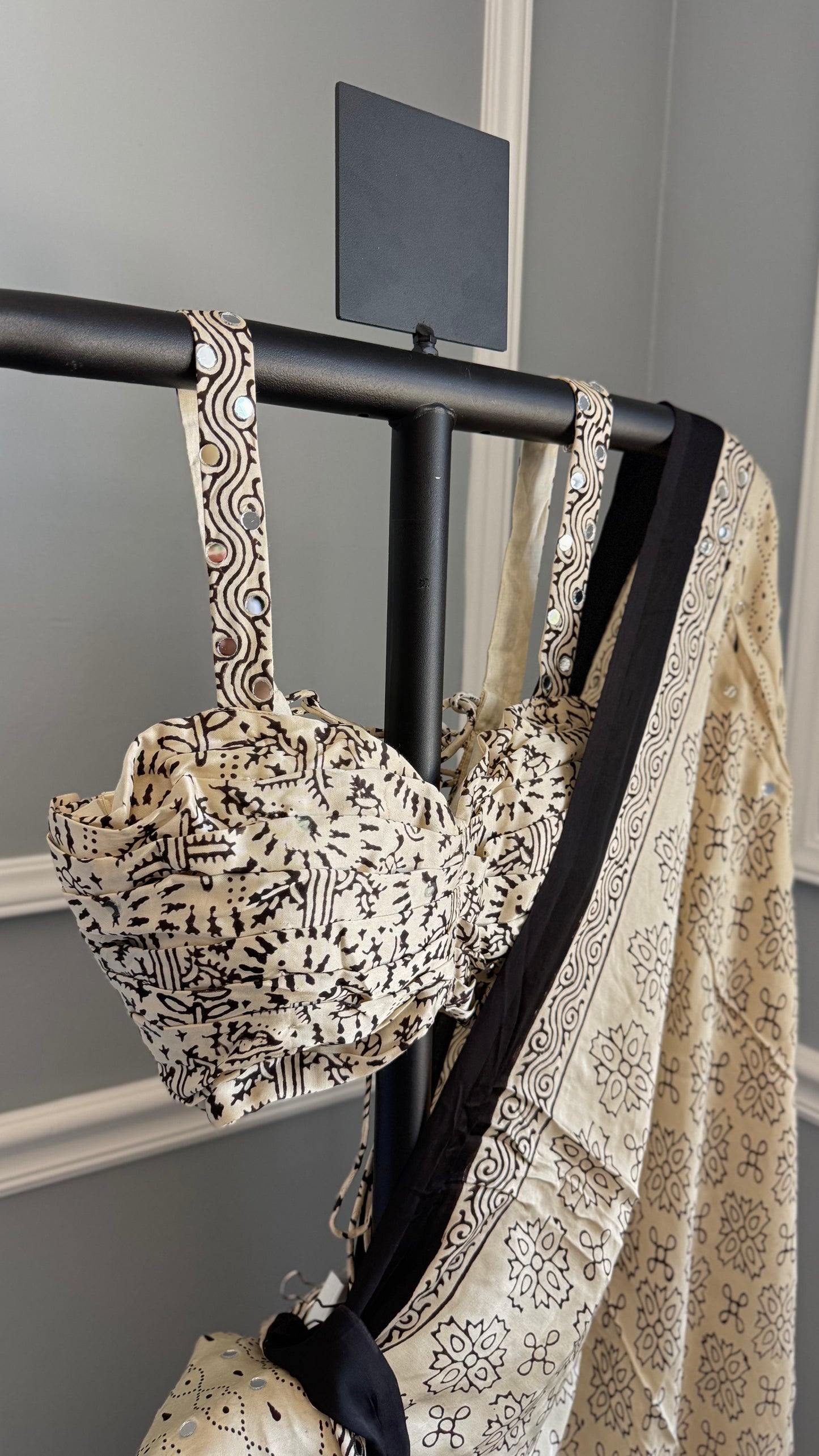 SUKOON Ajrakh Saree | 36