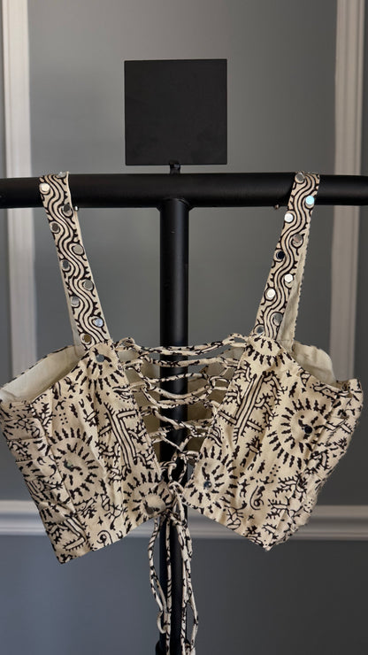 SUKOON Ajrakh Saree | 36