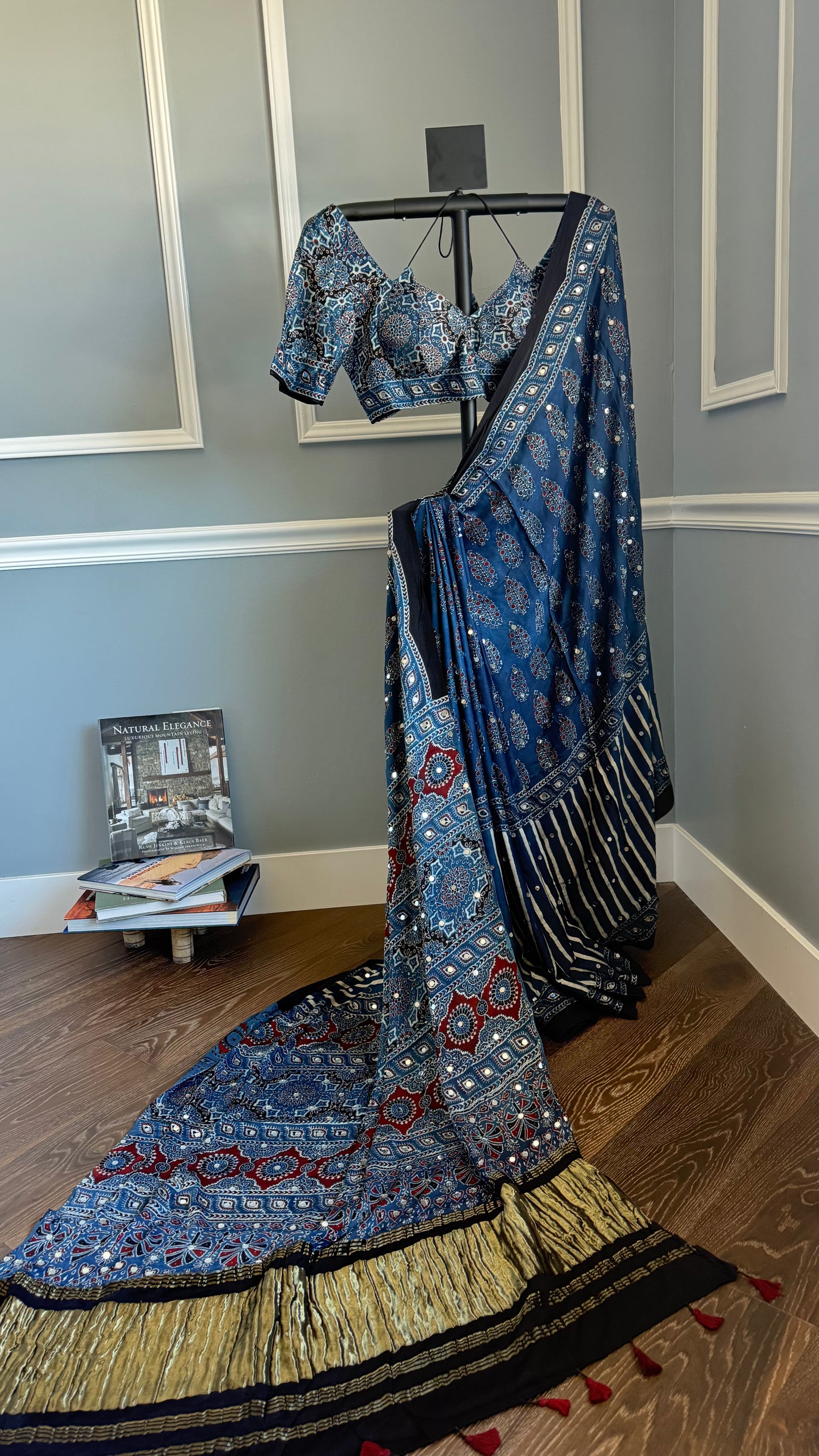 TARANG Ajrakh Saree | 42