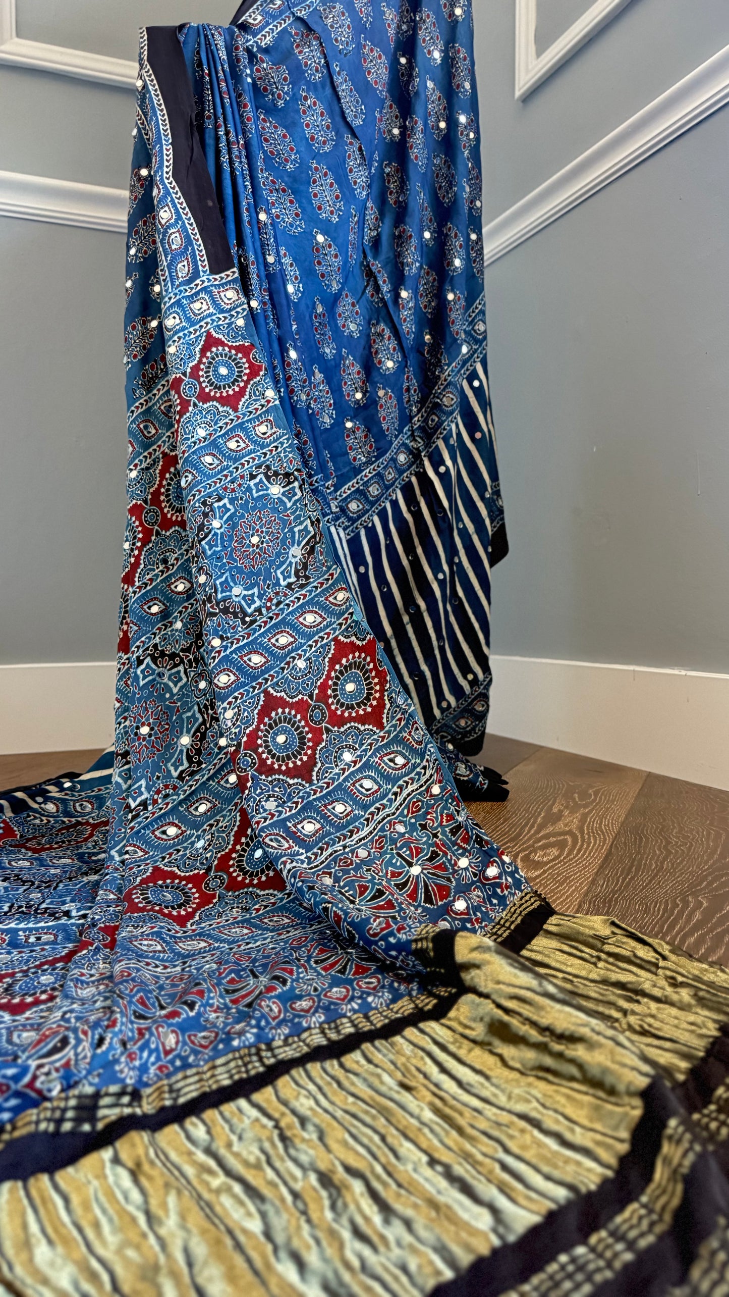 TARANG Ajrakh Saree | 42