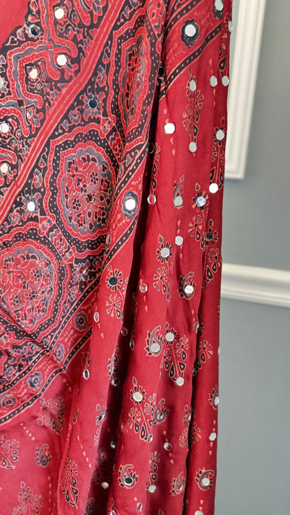 RAAG Ajrakh Saree | 44
