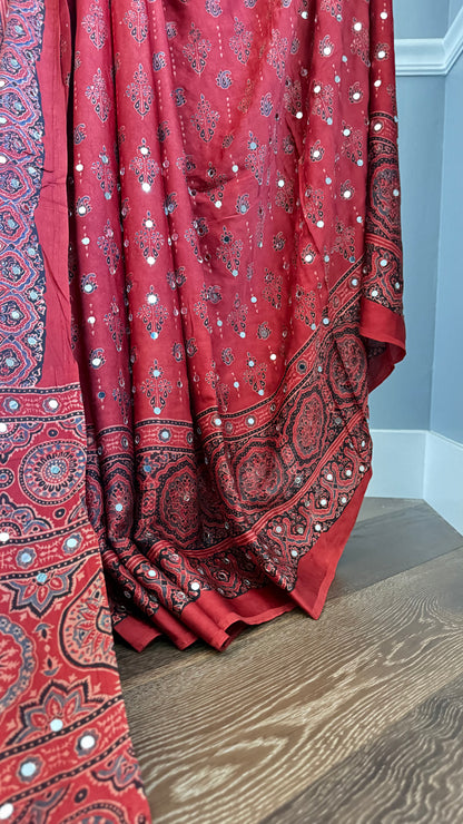 RAAG Ajrakh Saree | 44