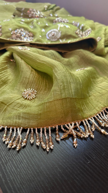 ANAIDA Tissue Saree