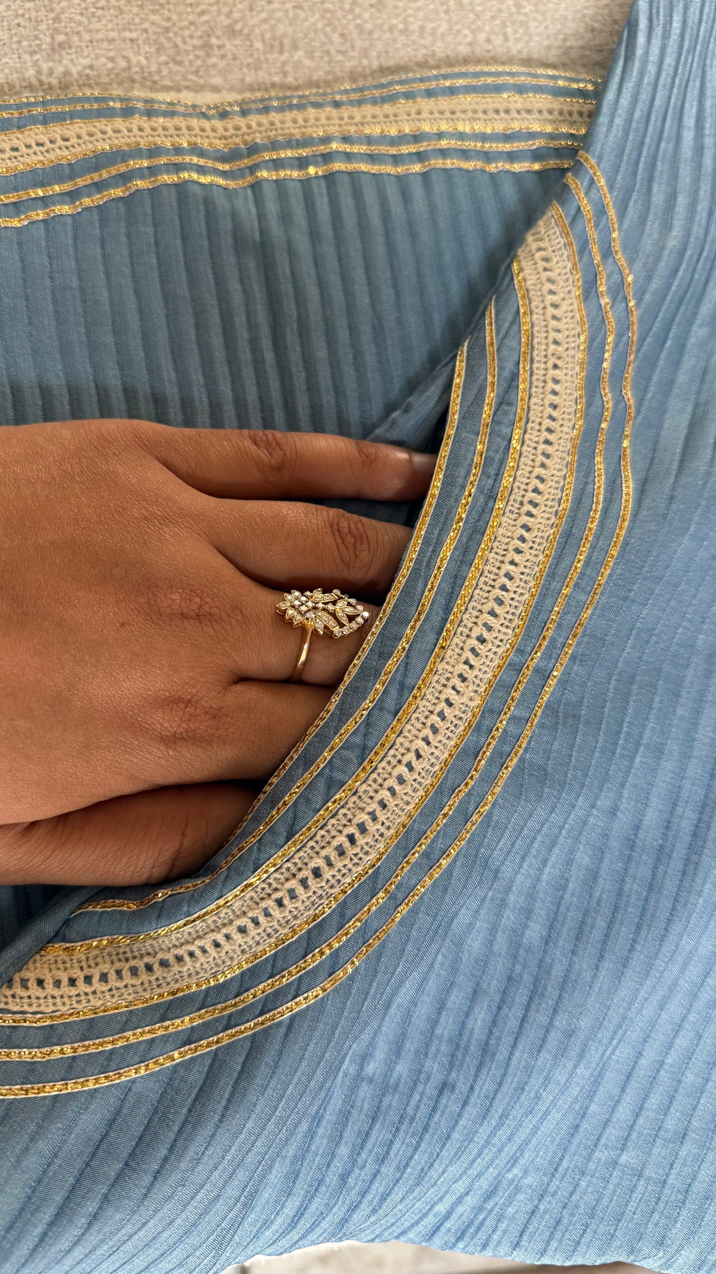 KHUSHI Denim Farsi Suit
