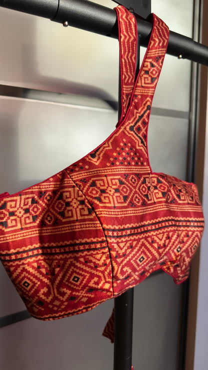 MONA Ajrakh Blouse