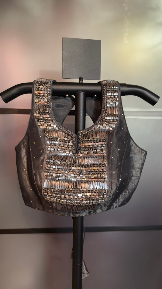 NYSA Metallic Blouse