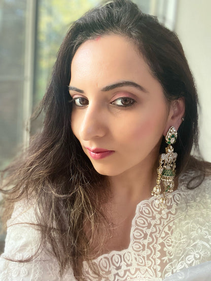 Mastani SIlver Danglers