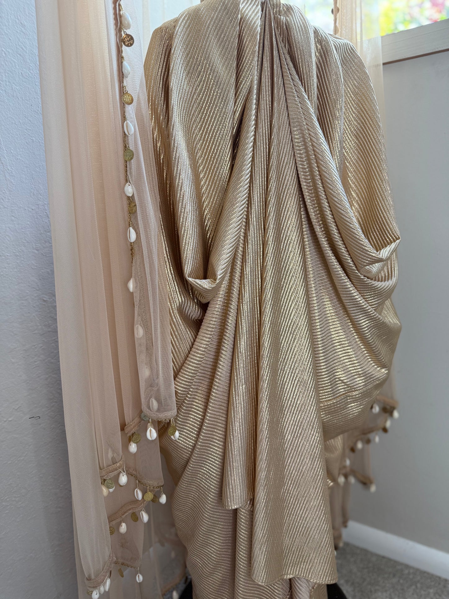 KANIKA Drape Skirt Set