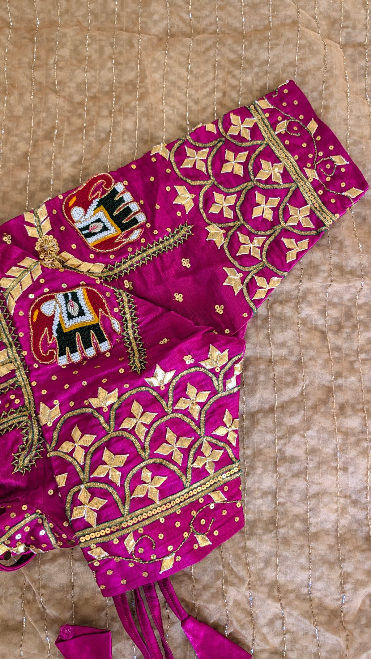 AANGI 01 | Raani Pink Blouse
