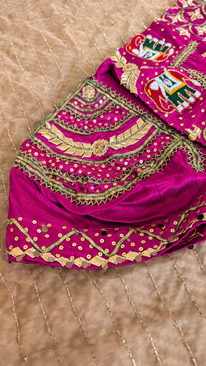 AANGI 01 | Raani Pink Blouse