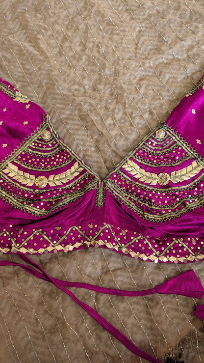 AANGI 01 | Raani Pink Blouse