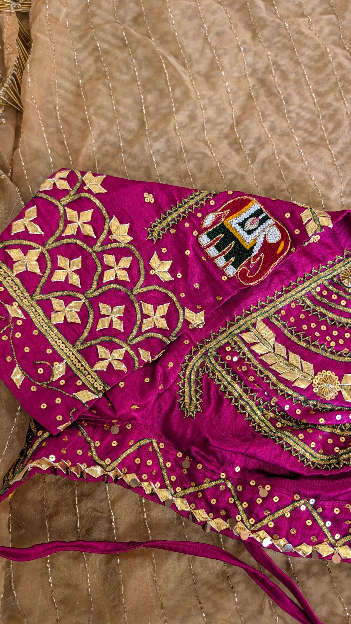 AANGI 01 | Raani Pink Blouse
