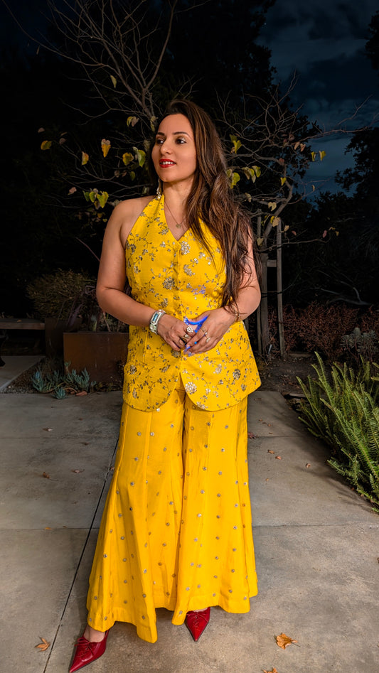 DAMINI Halter Sharara