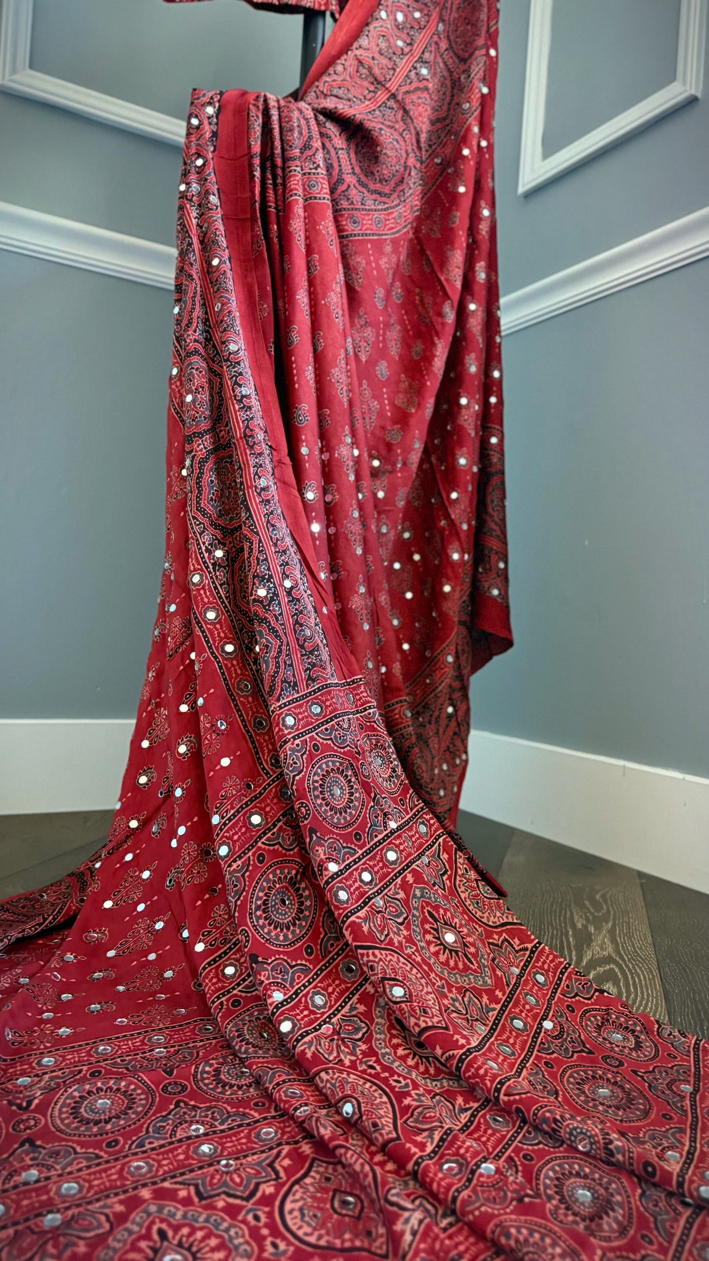 RAAG Ajrakh Saree | 44