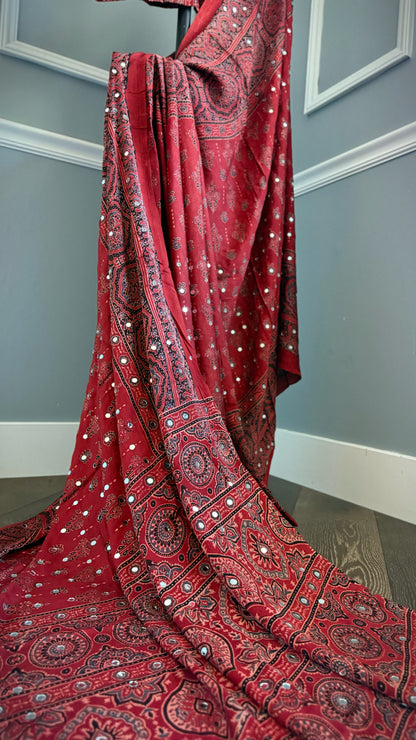 RAAG Ajrakh Saree | 44